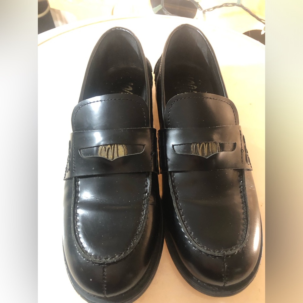 Elegant Black Mimosa  italian leather loafers